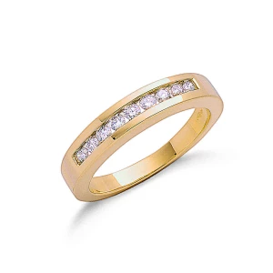 9ct Yellow Gold 0.35ct Diamond Eternity Ring